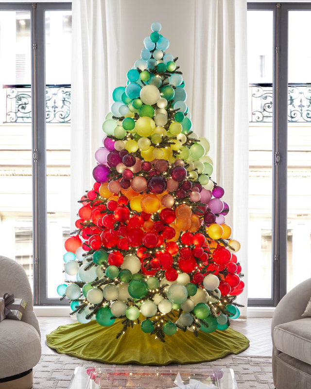 12' Fully-Decorated Christmas Tree